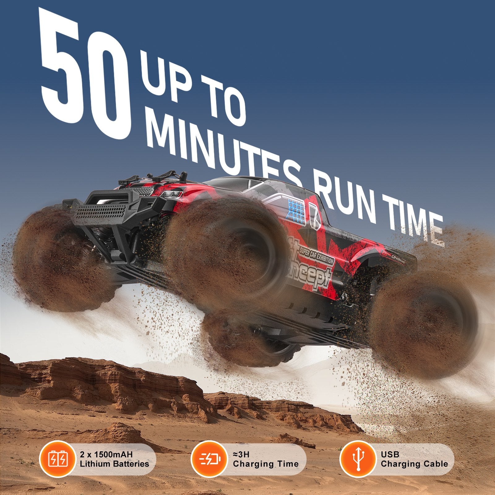 Nuotolinio valdymo automobilis VEVOR 9300E, 36 km/h