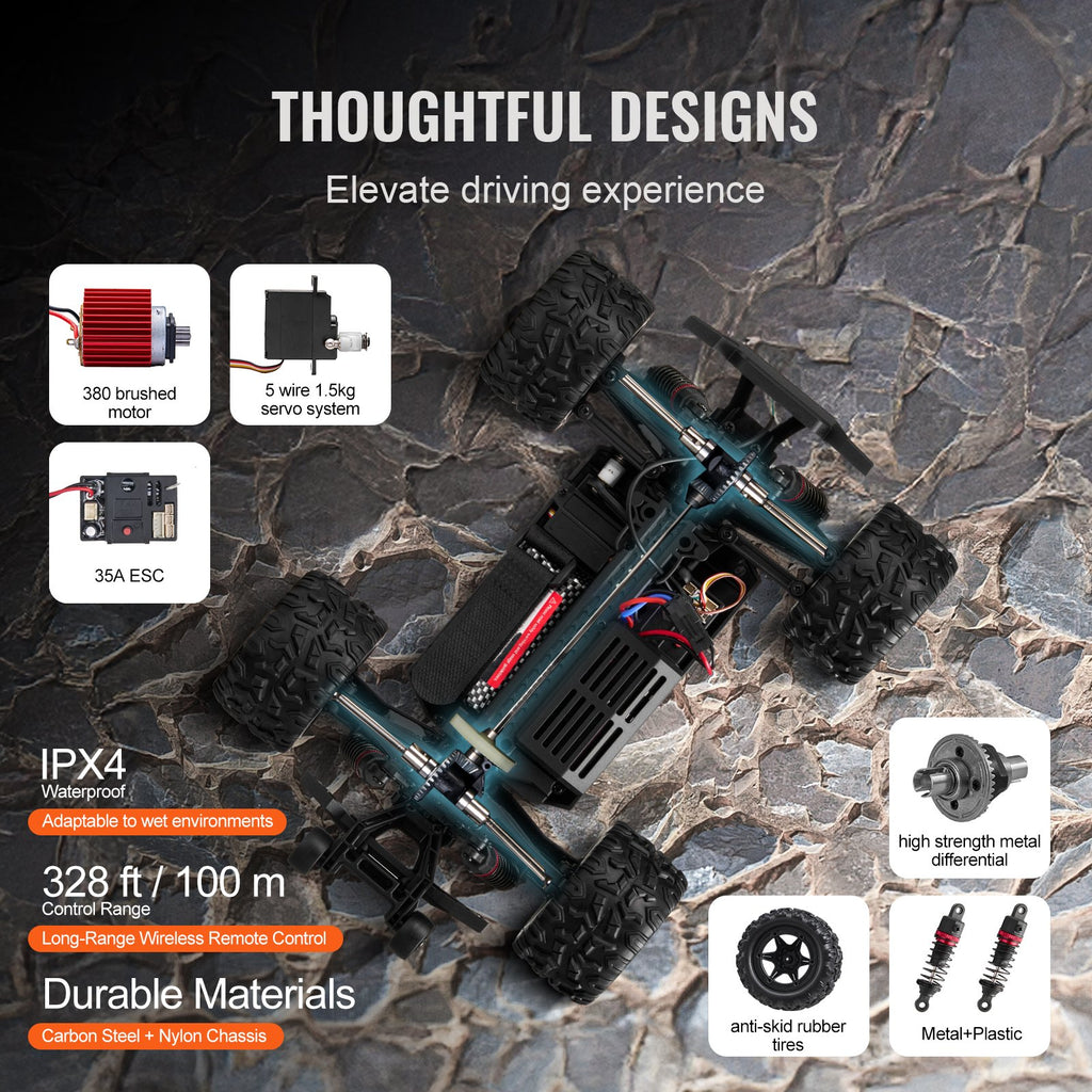 Nuotolinio valdymo automobilis VEVOR 9300E, 36 km/h