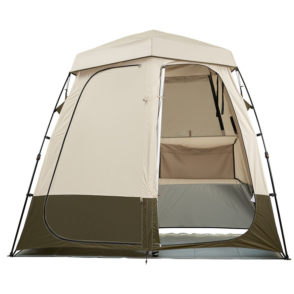 Dviejų dalių dušo ir persirengimo palapinė VEVOR YL-fold tent5, 250 cm ilgio