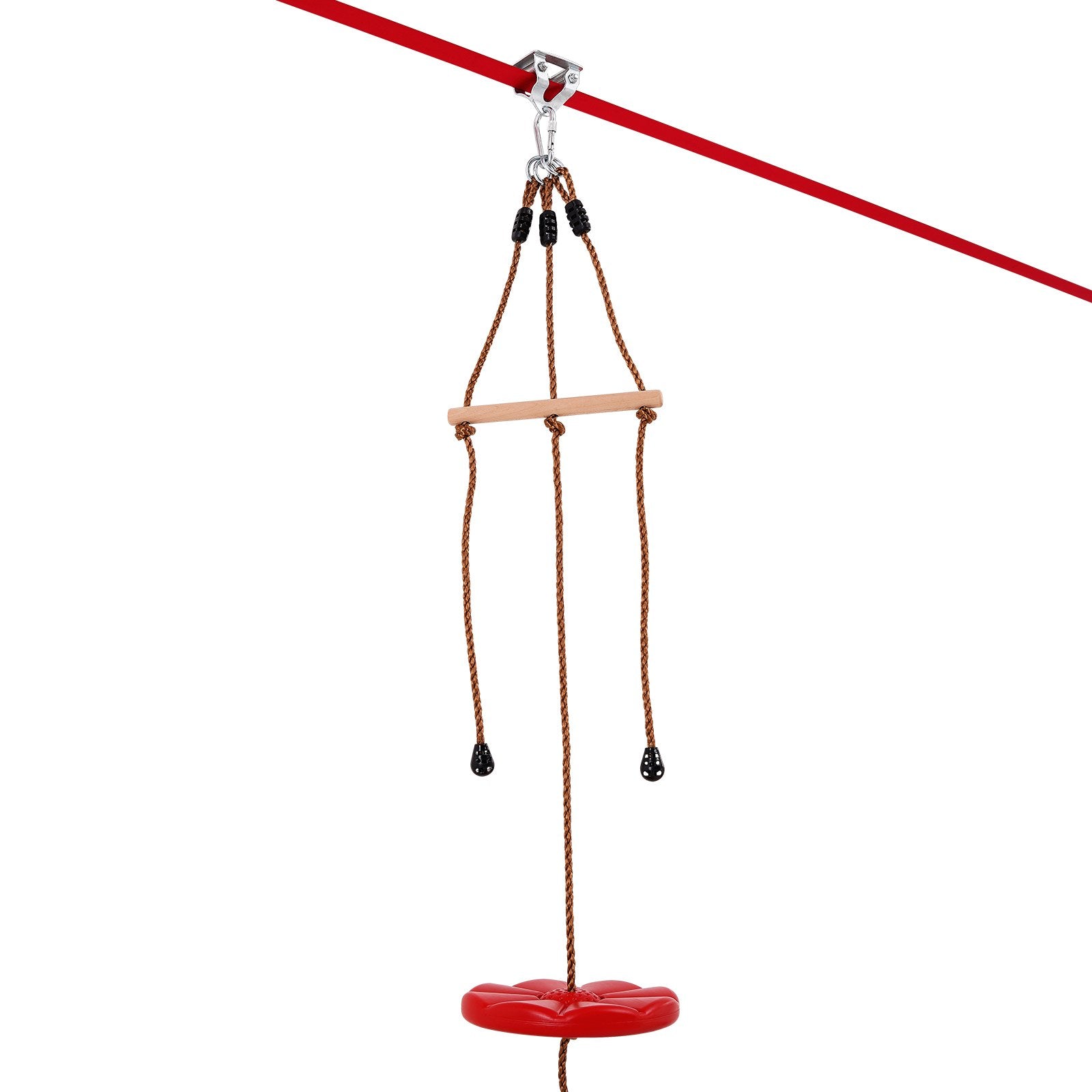 Trosinis nusileidimas (Zipline) VEVOR HL-65ft-009, 20 m ilgis