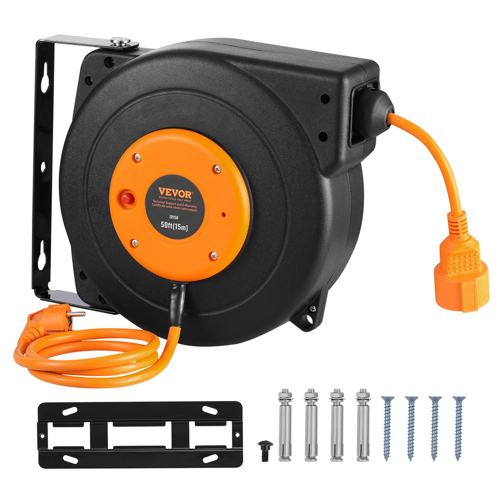 Automatinė prailginimo laido ritė VEVOR ZX-ZD150, 15 m