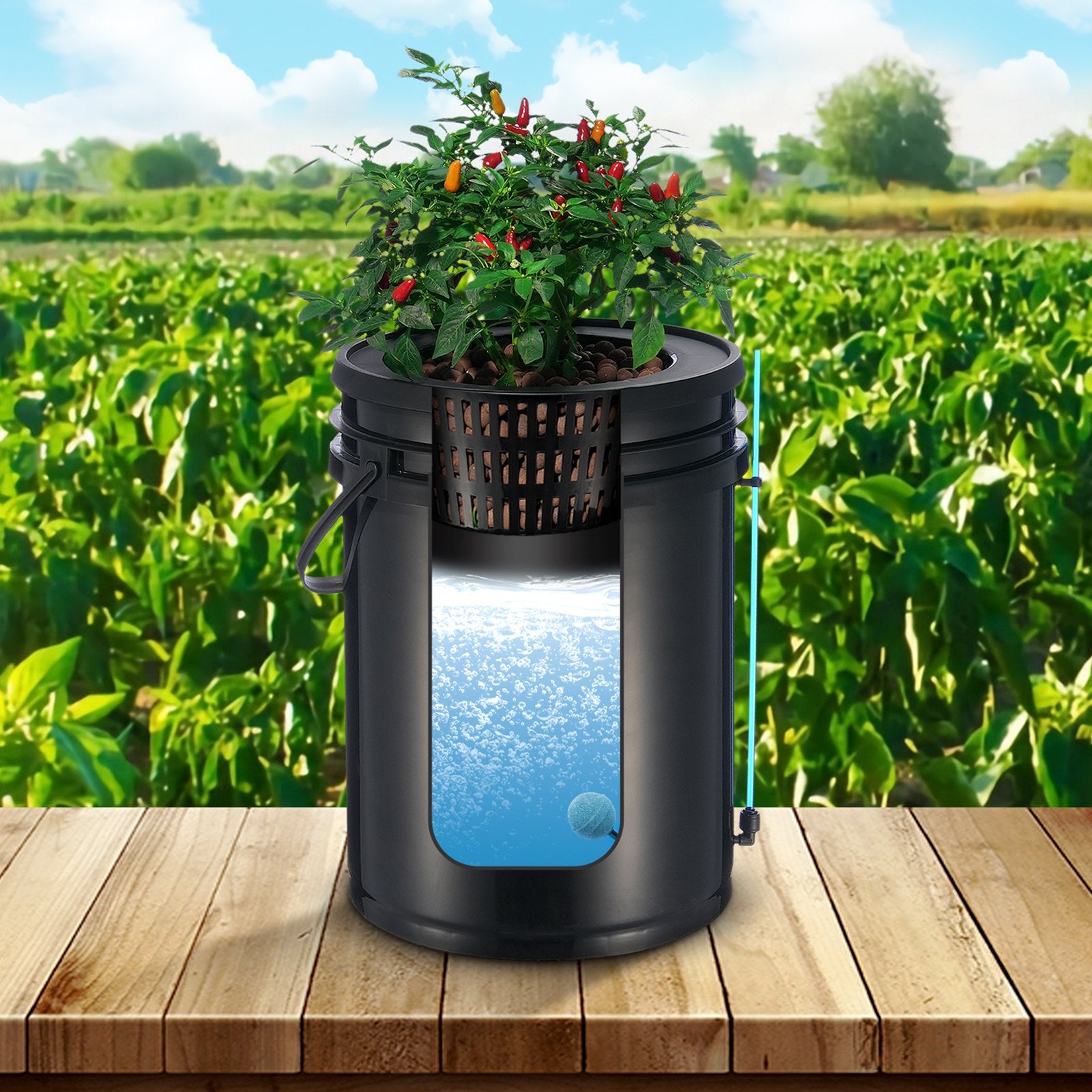 Hidroponinė auginimo sistema VEVOR EHW0001C-DR, 20 l talpos