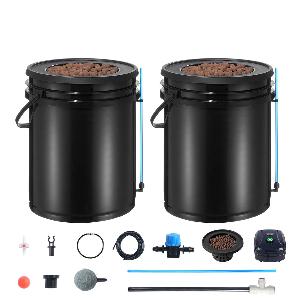 Hidroponinė auginimo sistema VEVOR EHW0002C-DR, 2 talpos po 20 l