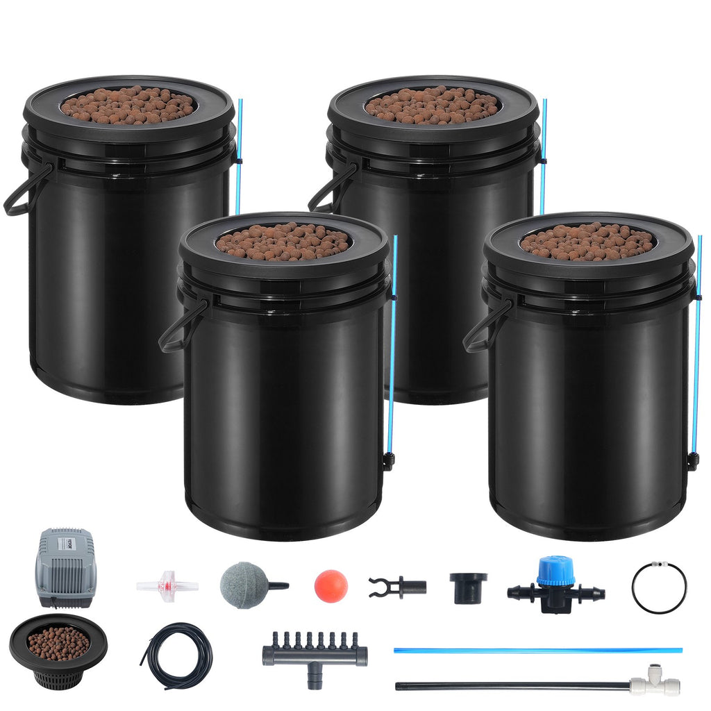 Hidroponinė auginimo sistema VEVOR EHW0004C-DR, 4 talpos po 20 l
