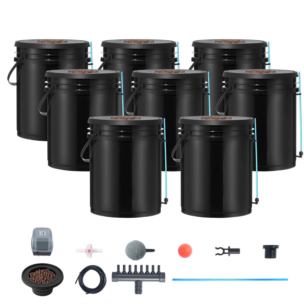 Hidroponinė auginimo sistema VEVOR EHW0008C, 8 talpos po 20 l