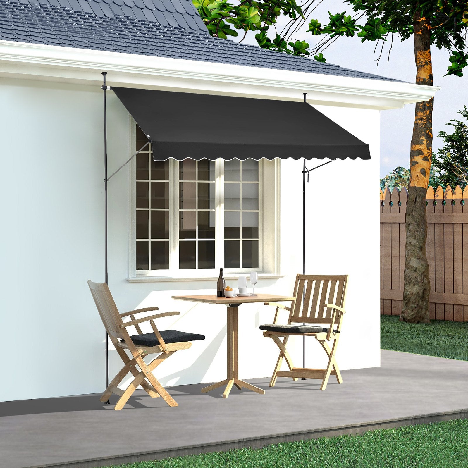 Ištraukiama markizė terasai VEVOR SDA350120-2, 350 x 120 cm