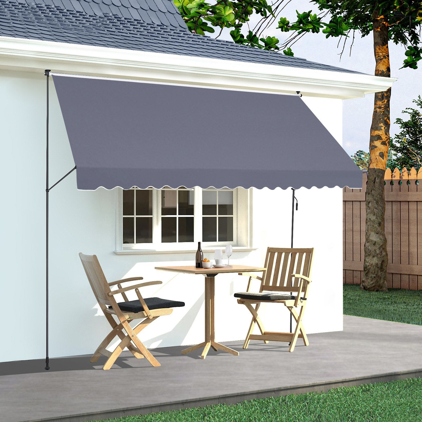 Ištraukiama markizė terasai VEVOR SDA450120-1, 450 x 120 cm