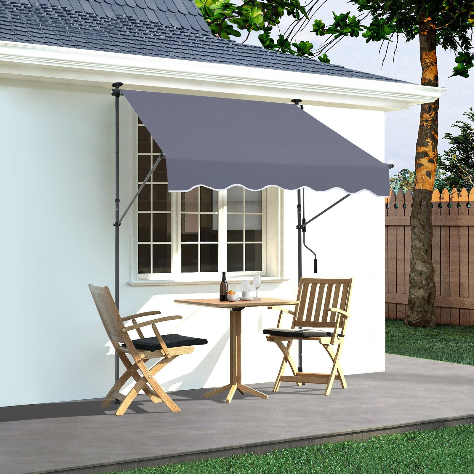 Terasos markizė VEVOR SDA150120-1, 150 x 120 cm