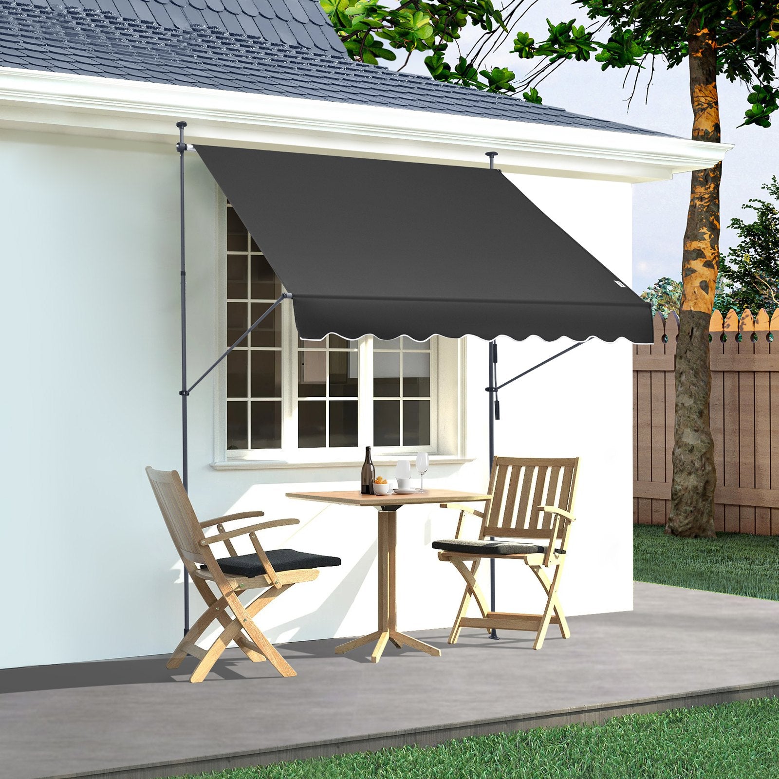 Ištraukiama markizė terasai VEVOR SDA250120-2, 250 x 120 cm