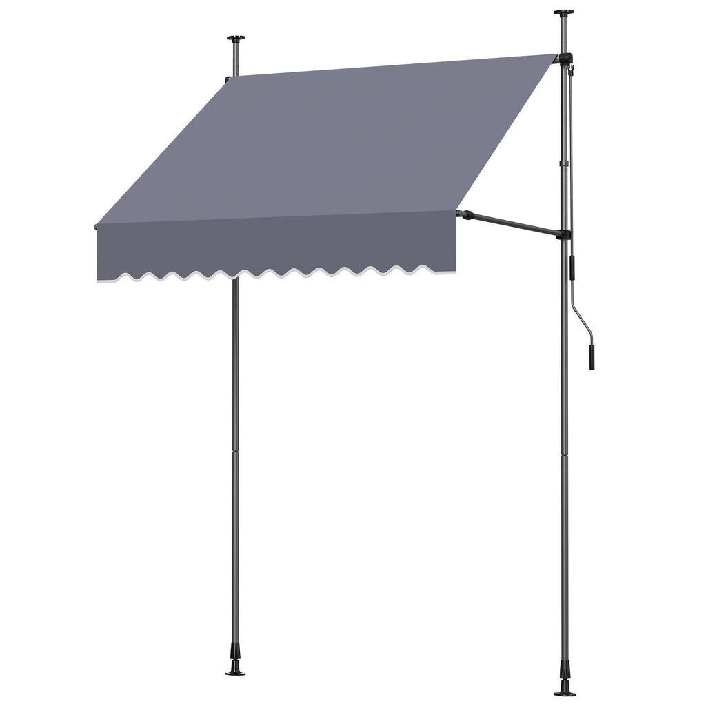 Rankinė ištraukiama markizė VEVOR SDA150120-S, 150 cm pločio