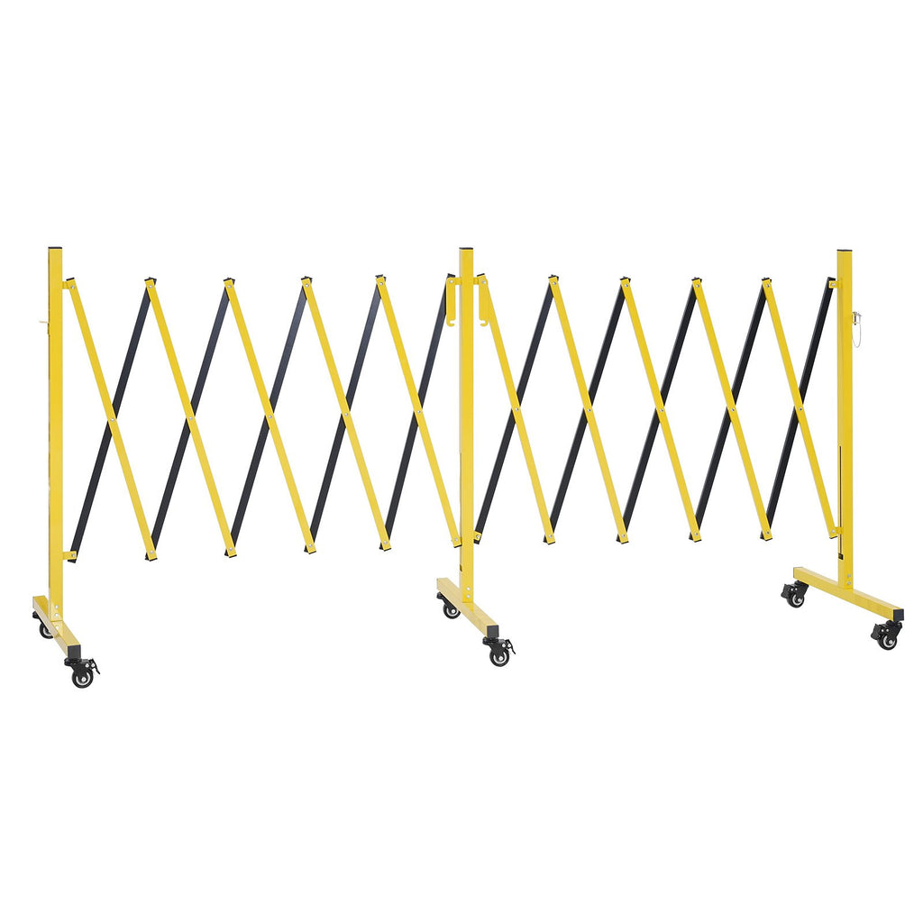 Dvigubas išplečiamas apsauginis barjeras VEVOR XSJ-S-0006, 5,46 m