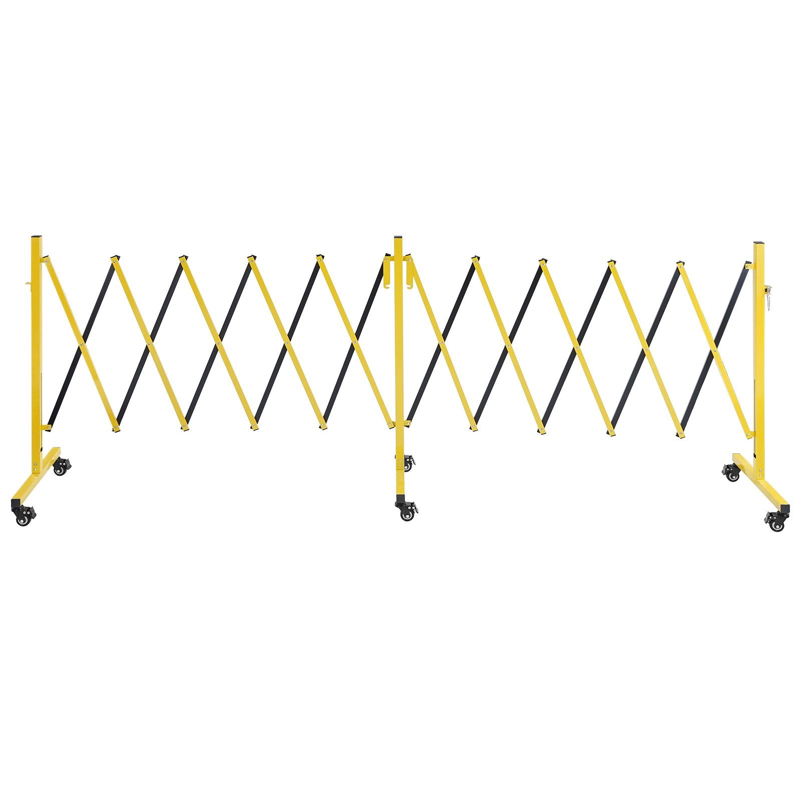 Dvigubas išplečiamas apsauginis barjeras VEVOR XSJ-S-0006, 5,46 m