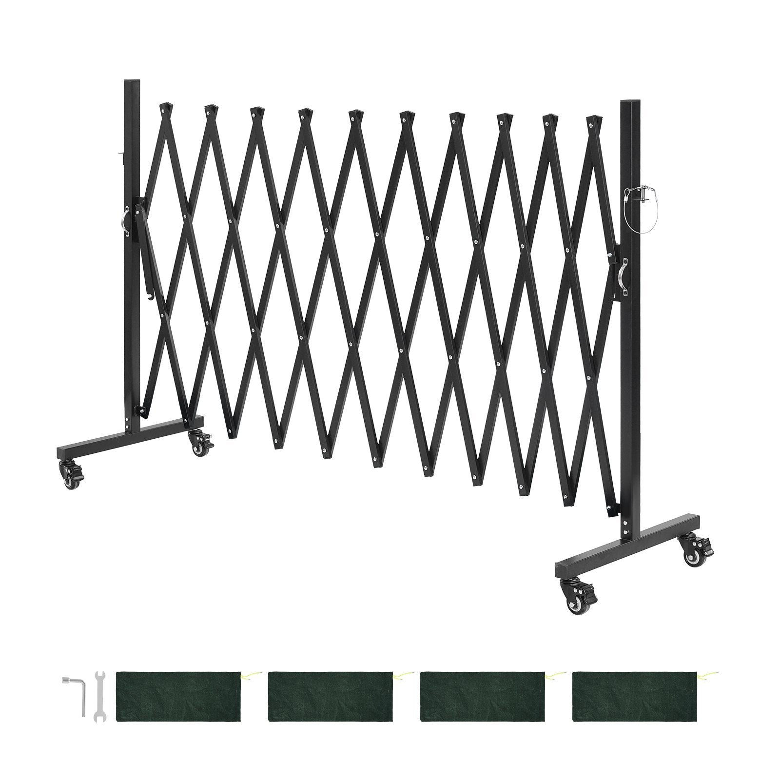Išplečiamas apsauginis barjeras VEVOR XSJ-S-0002, 3,37 m ilgio