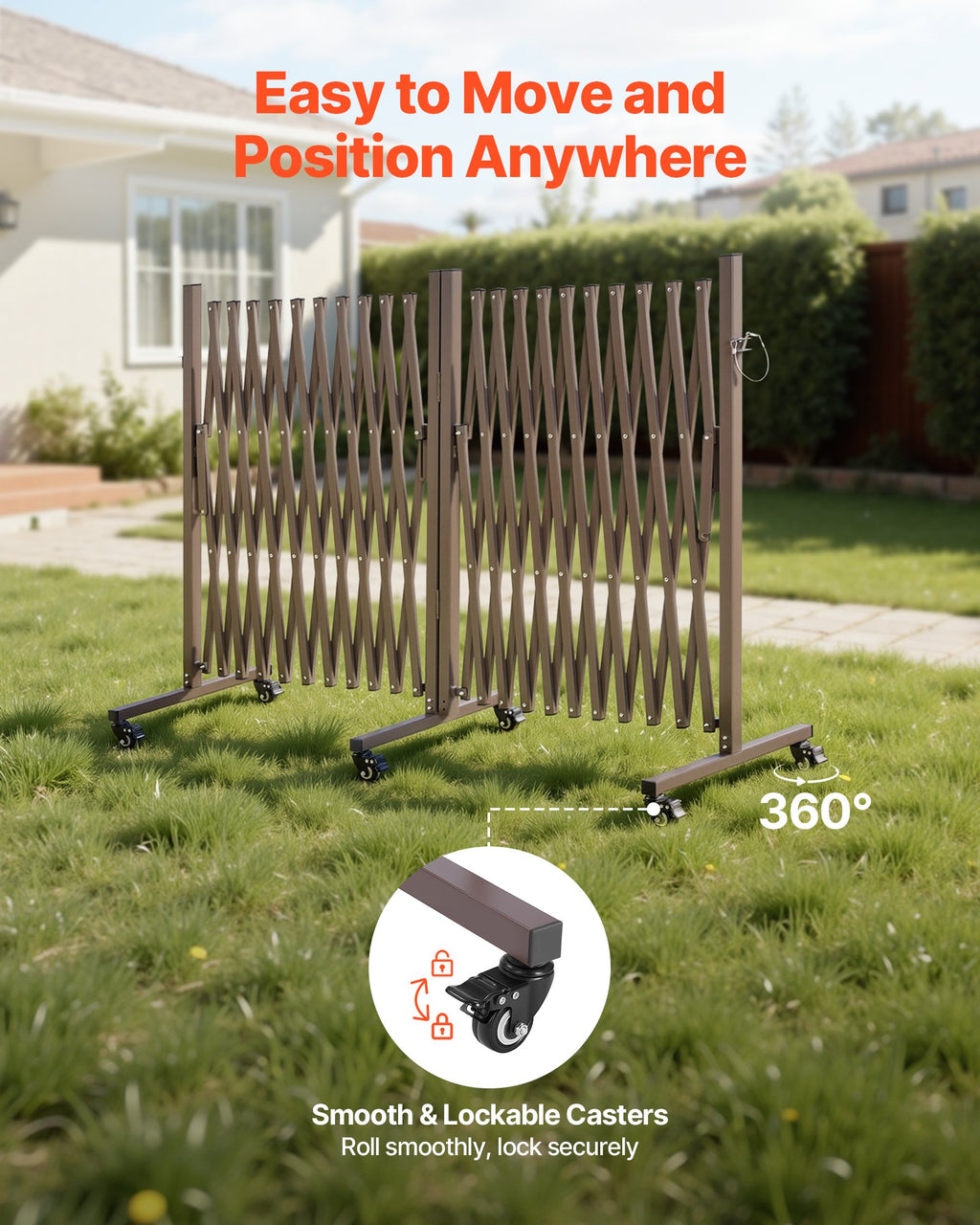 Išplečiamas apsauginis barjeras VEVOR XSJ-S-0009, 8,18 m