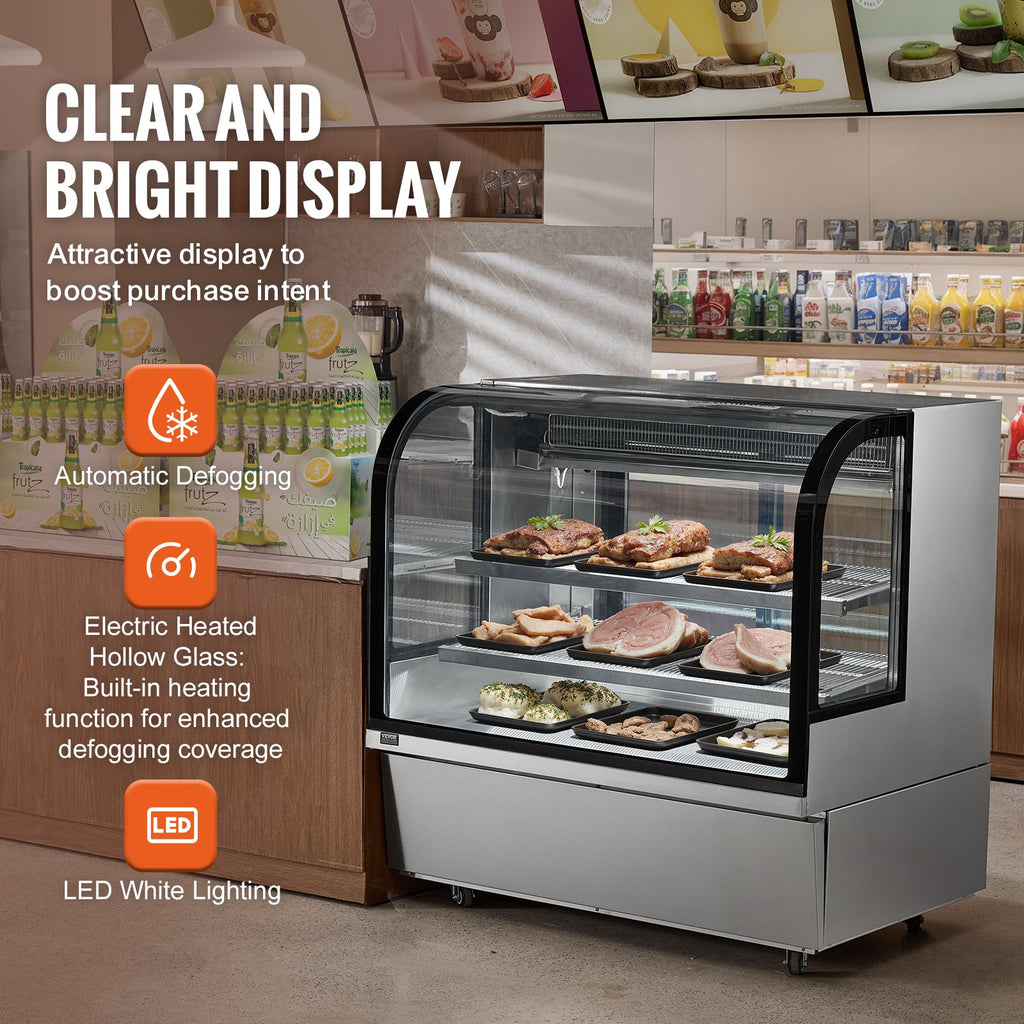 Šaldoma vitrina VEVOR GN-1200R2, 505 l talpa
