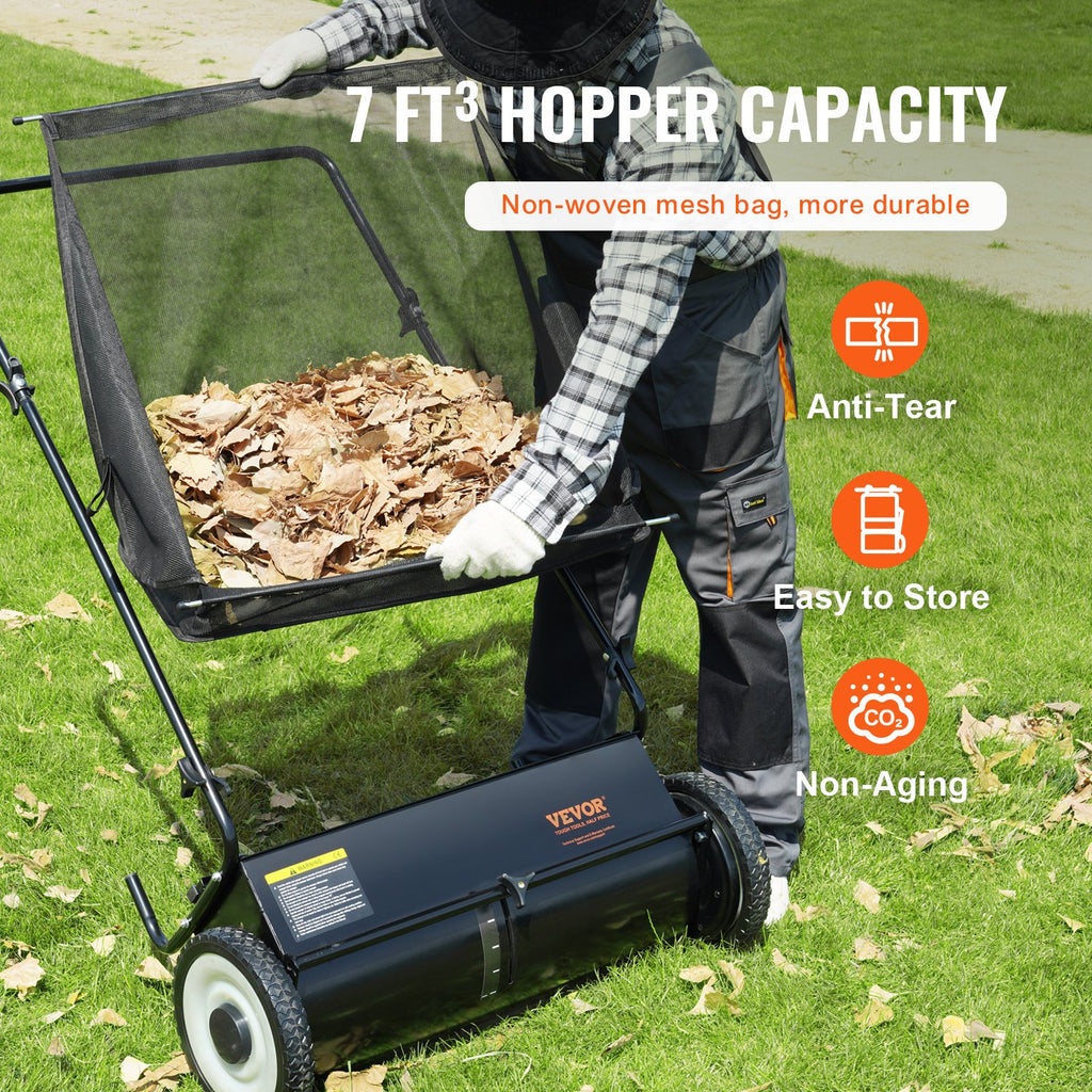 Mechaninė vejos šluota VEVOR GT1110, 66 cm darbinis plotis