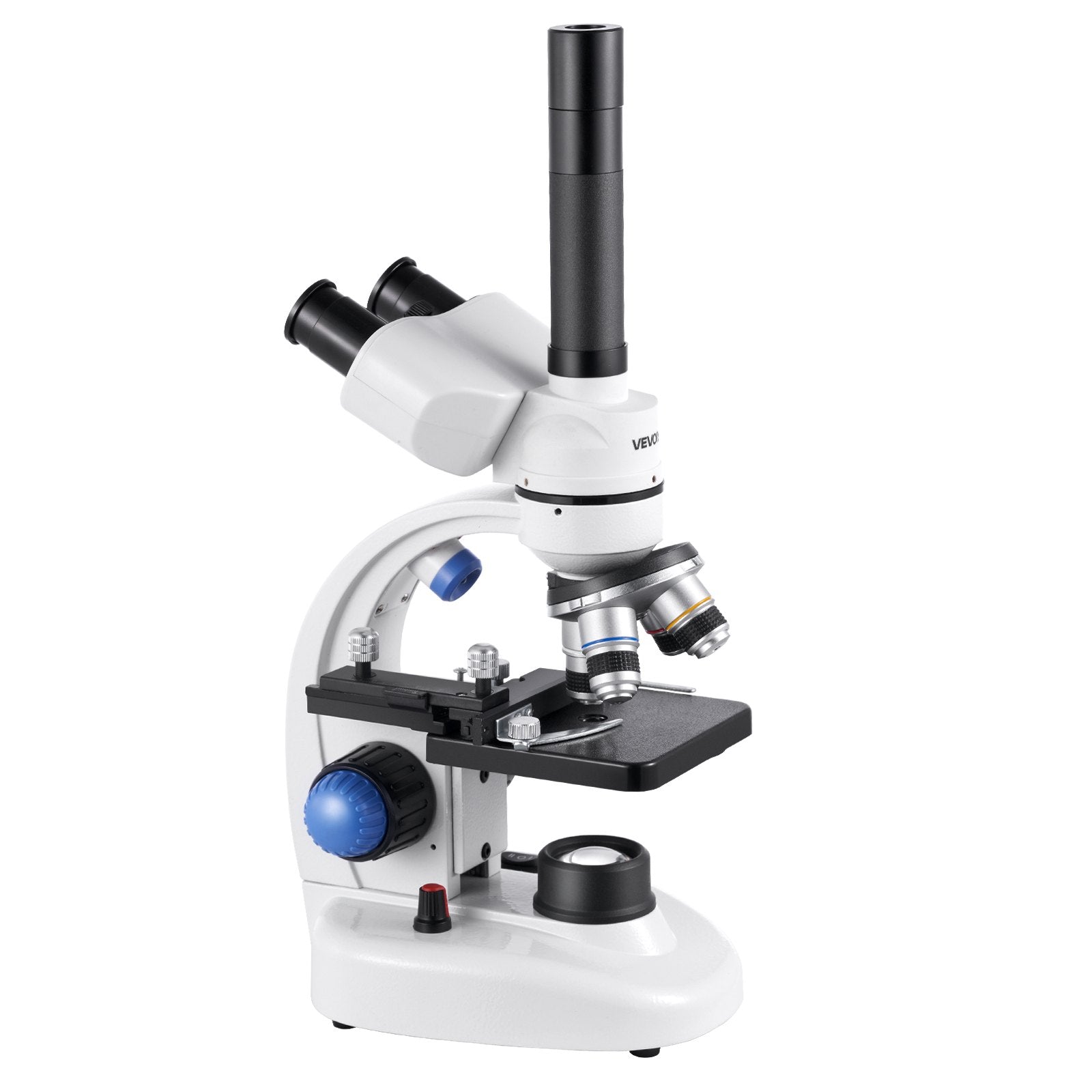 Trinokulinis mikroskopas VEVOR H-33A, 40–5000x padidinimas