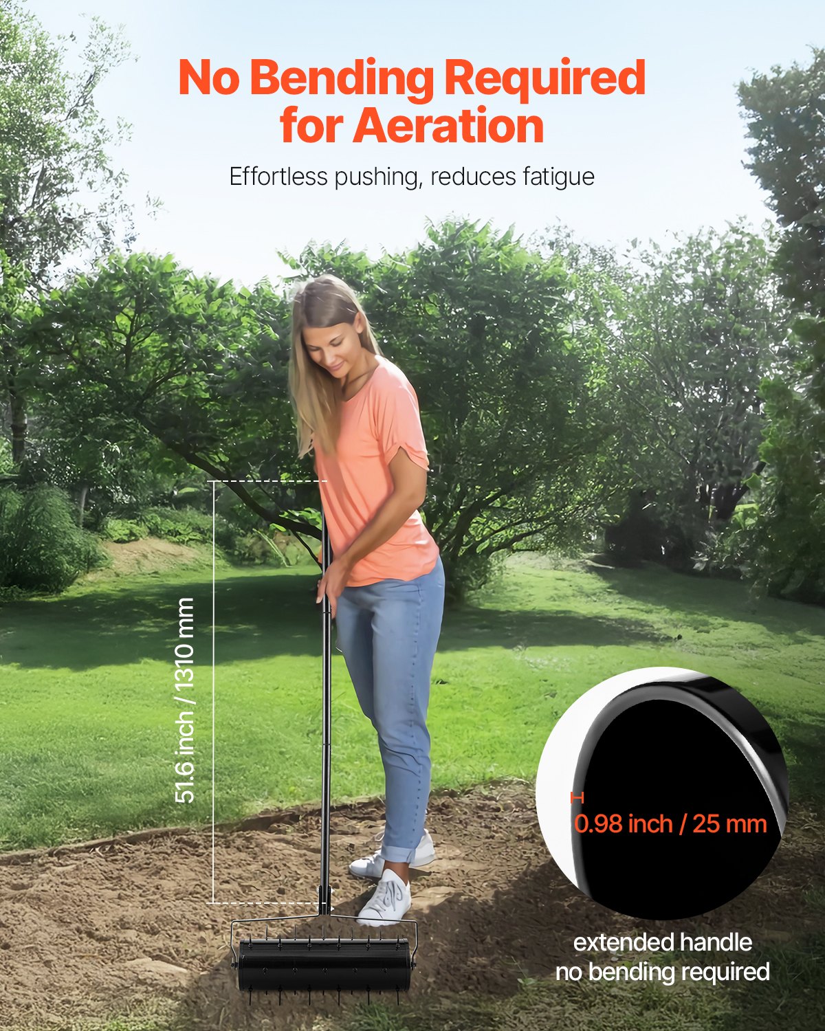 Vejos aeratorius VEVOR LA46New-SYT, 53 cm pločio