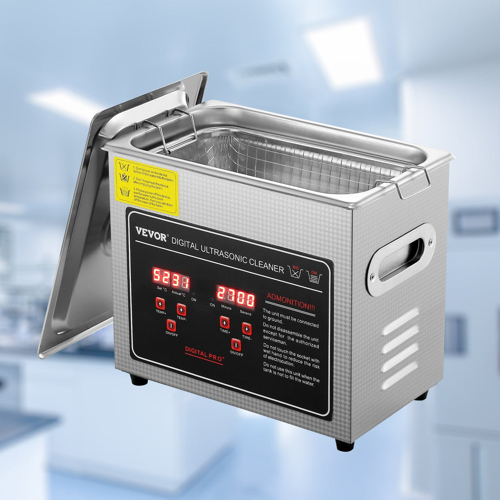 Ultragarsinė valyklė VEVOR 3L, 120W