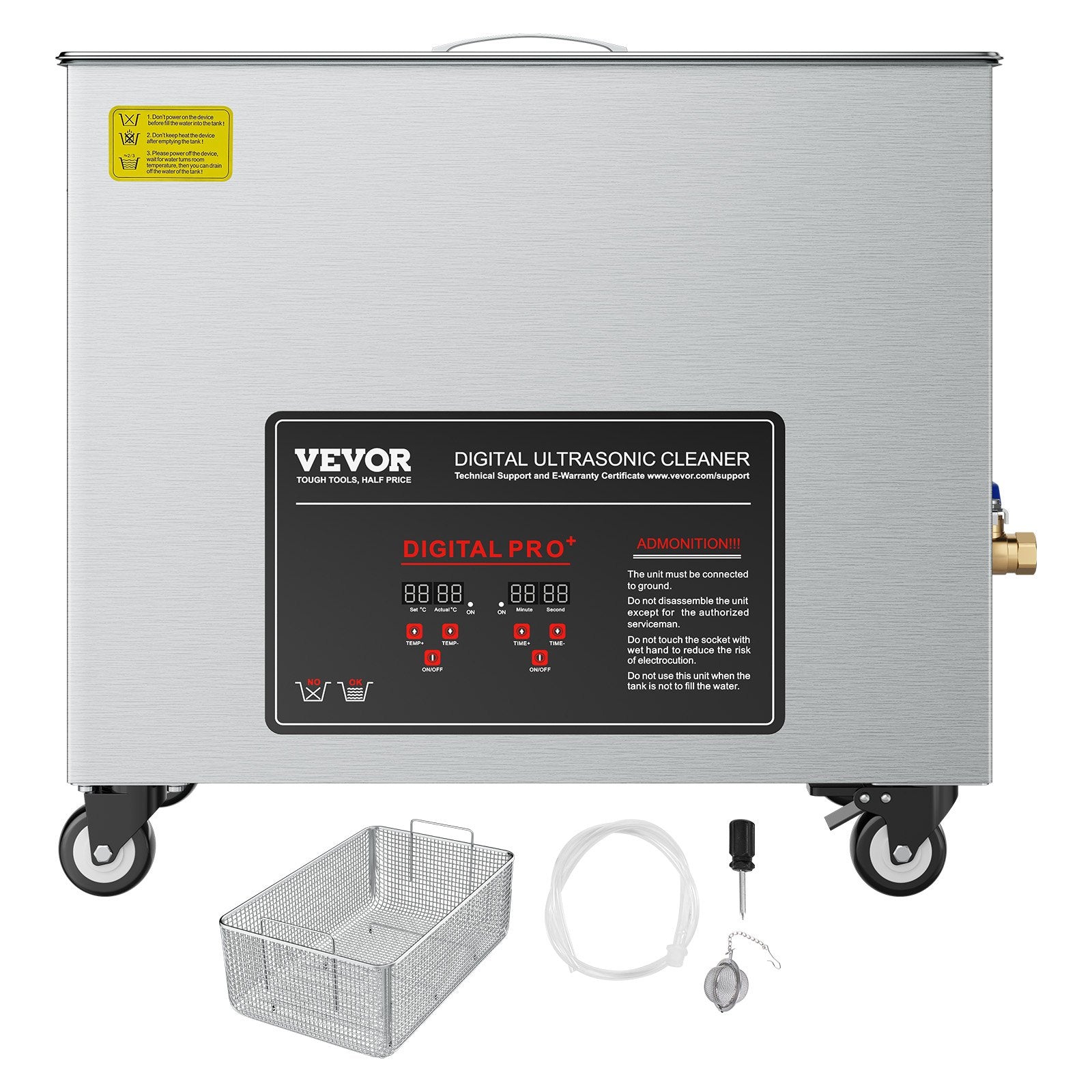 Ultragarsinė vonelė VEVOR SS5, 50 l, 840 W