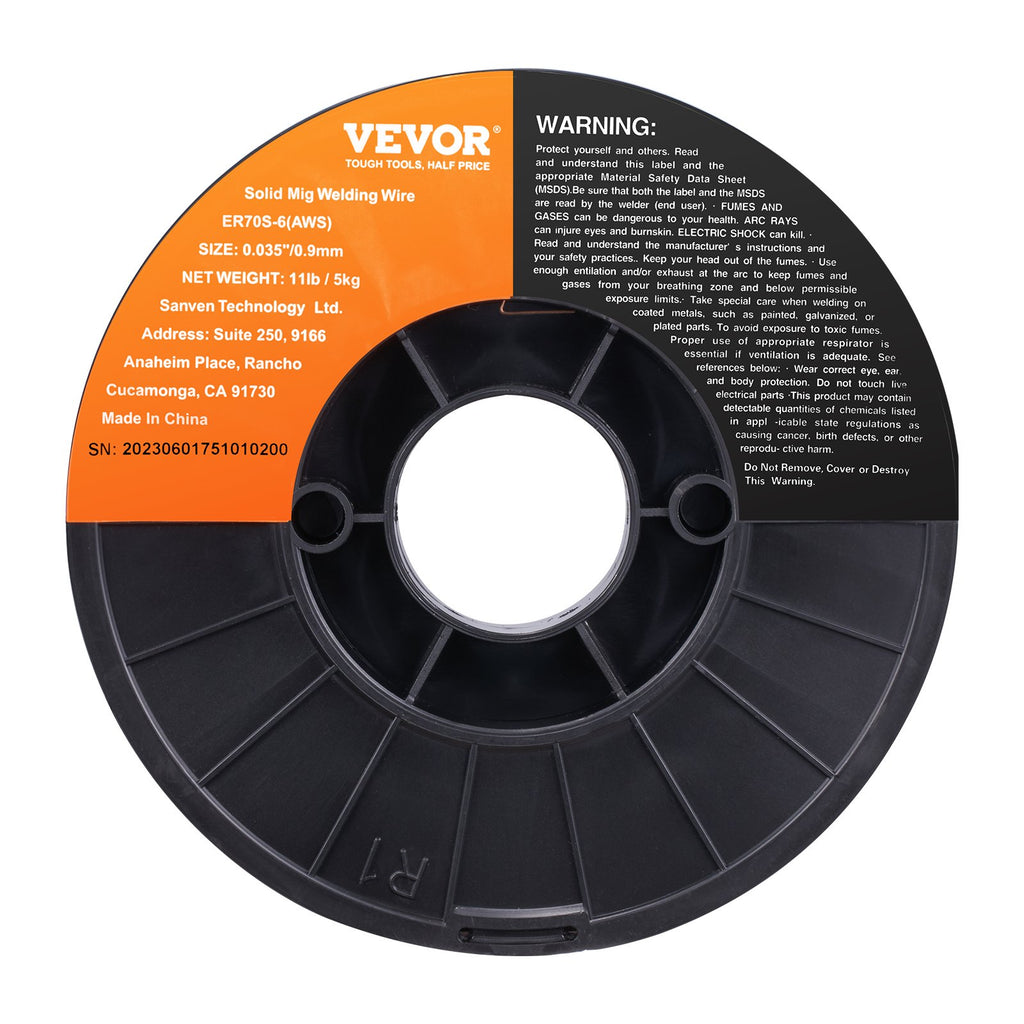 MIG suvirinimo viela VEVOR ER70S-6, 0.9 mm, 5 kg