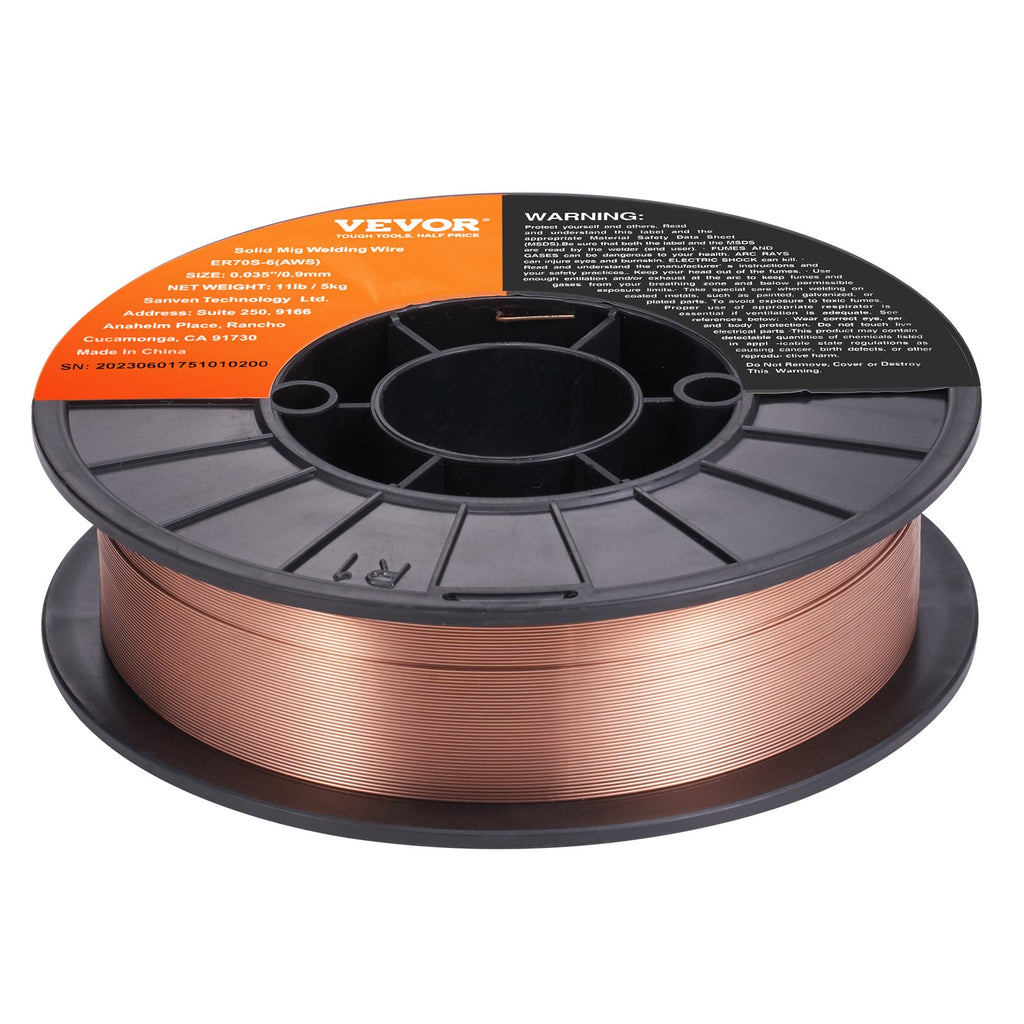 MIG suvirinimo viela VEVOR ER70S-6, 0.9 mm, 5 kg