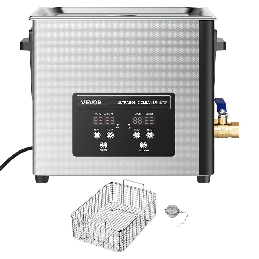Ultragarsinė valyklė VEVOR TH-40ATP, 10 l talpa