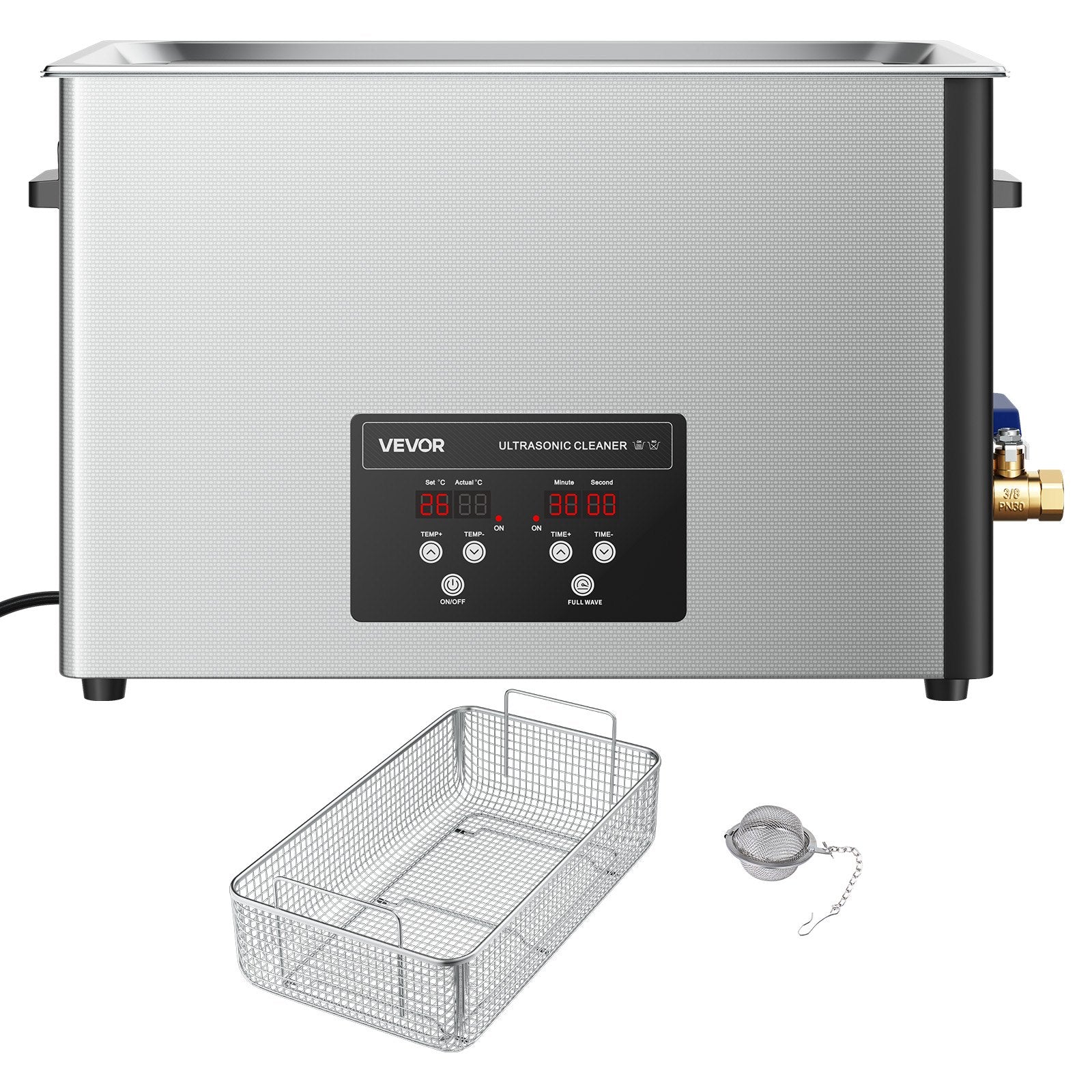 Ultragarsinė valyklė VEVOR TH-100ATP, 30L