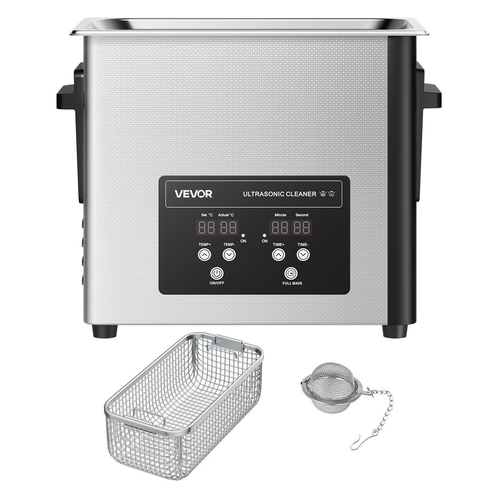 Ultragarsinė valyklė VEVOR TH-30ATP, 6 l talpa
