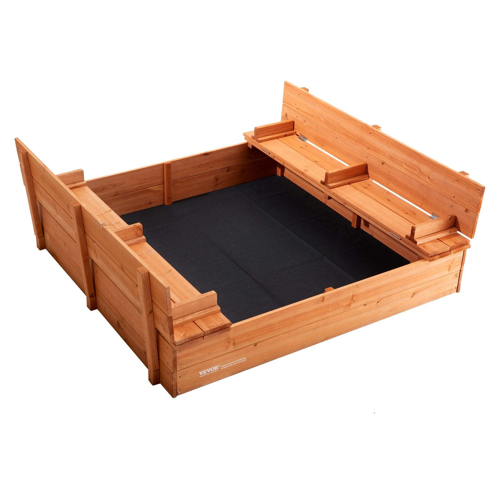 Medinė smėlio dėžė VEVOR WSB-1200E, 133 x 120 cm