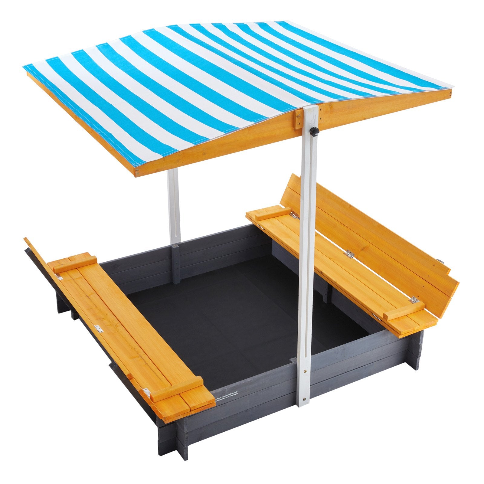 Medinė smėlio dėžė VEVOR SG-1200G, 1455 x 1200 mm