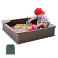 Smėlio dėžė VEVOR BXSB120, 123,5x123,5 cm