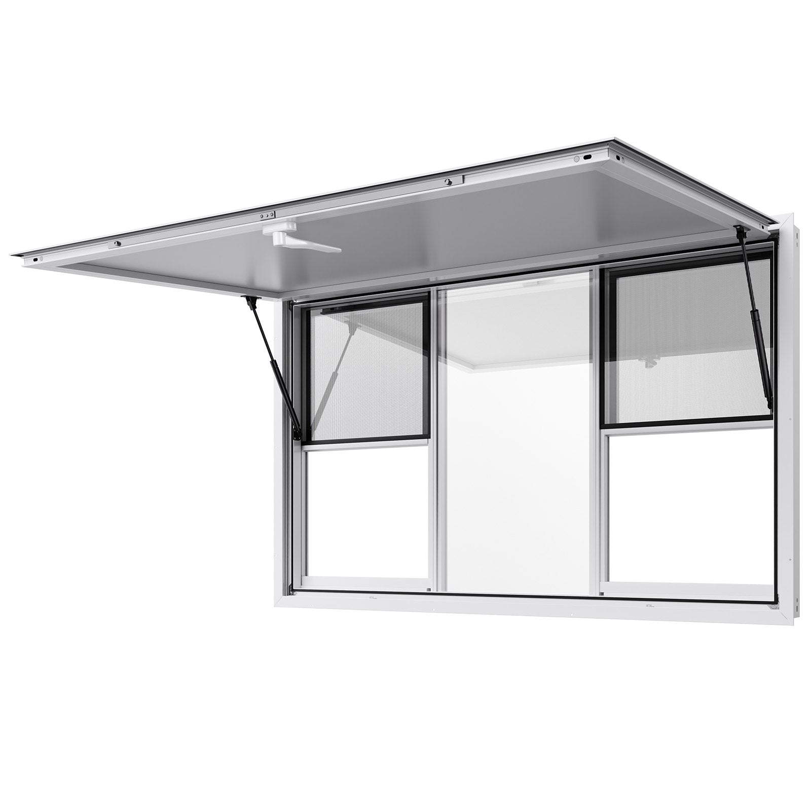 Prekybinis langas VEVOR DPYKLSXXCFWCK, 152x92 cm