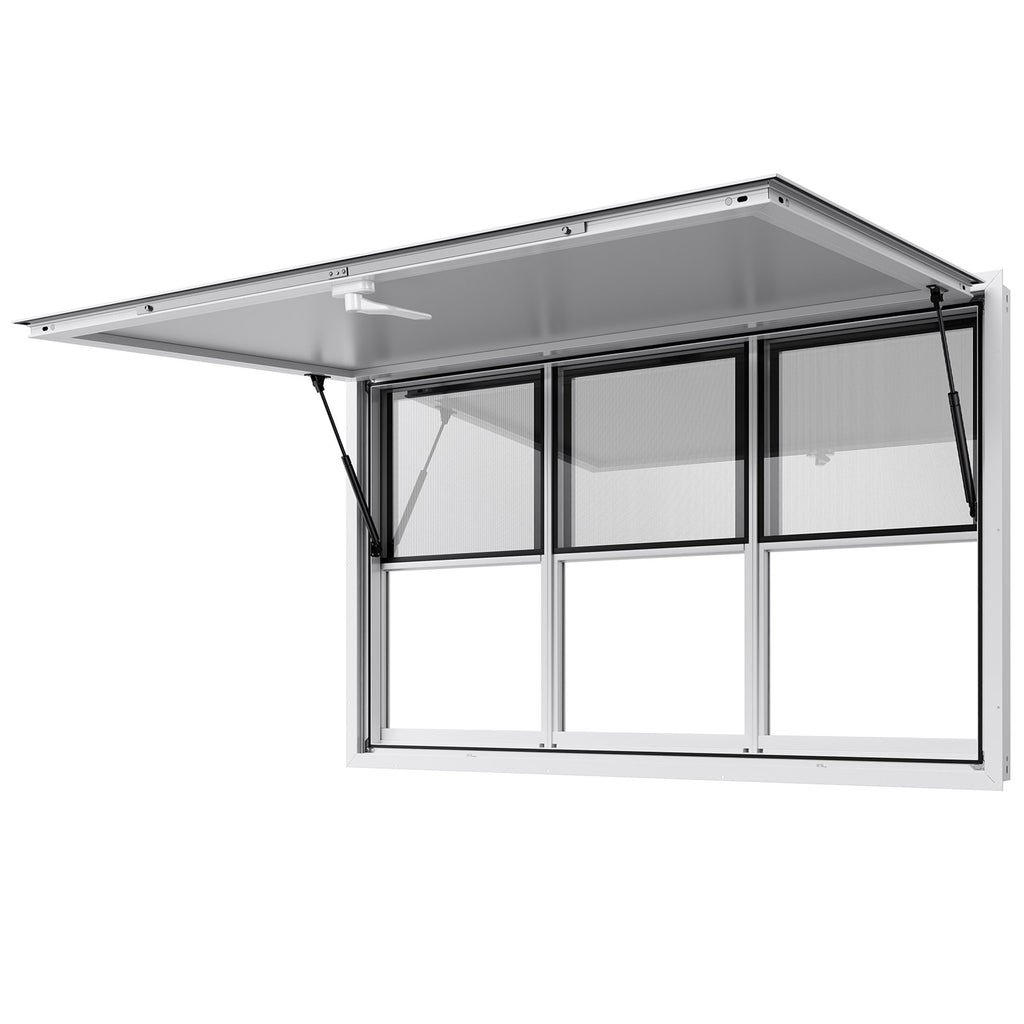 Prekybinis langas VEVOR DPSCSXXCFWCK, 152x92 cm