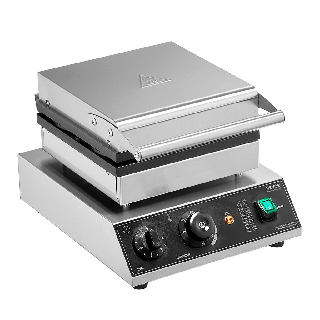 Profesionali vaflių keptuvė VEVOR HT-2206B, 1750W
