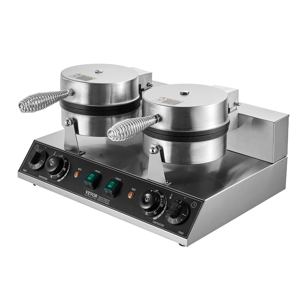 Dviguba vaflių keptuvė VEVOR HT-2, 2460 W