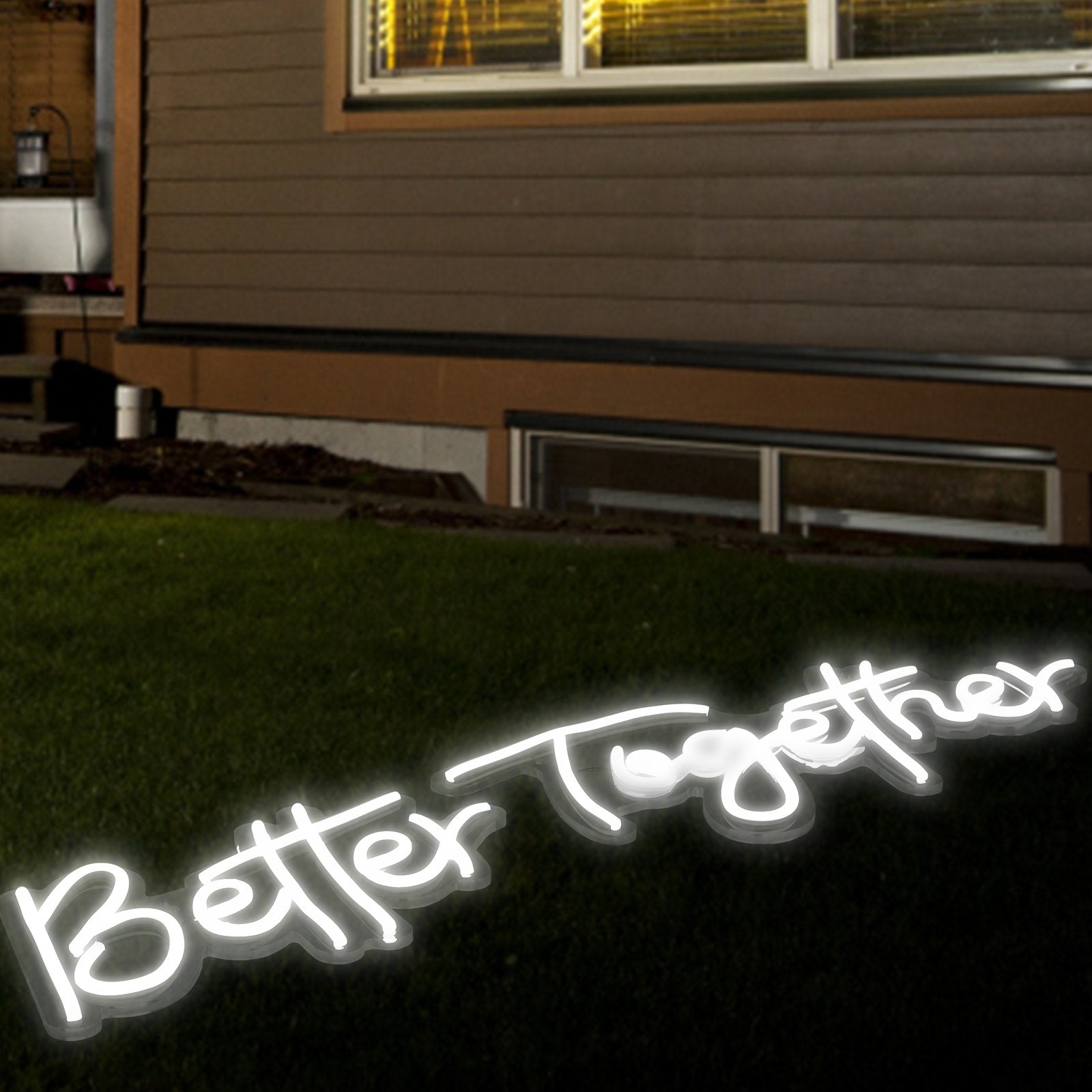 Neono užrašas VEVOR Better Together, 61 x 25,4 cm ir 43,2 x 23 cm