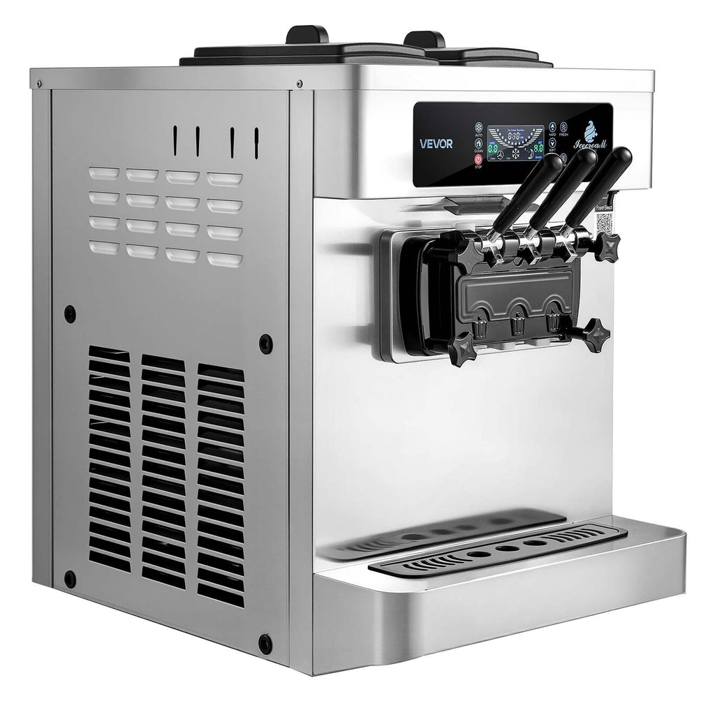 Komercinis minkštų ledų aparatas VEVOR YKF-9236T, 20-28 l/val.