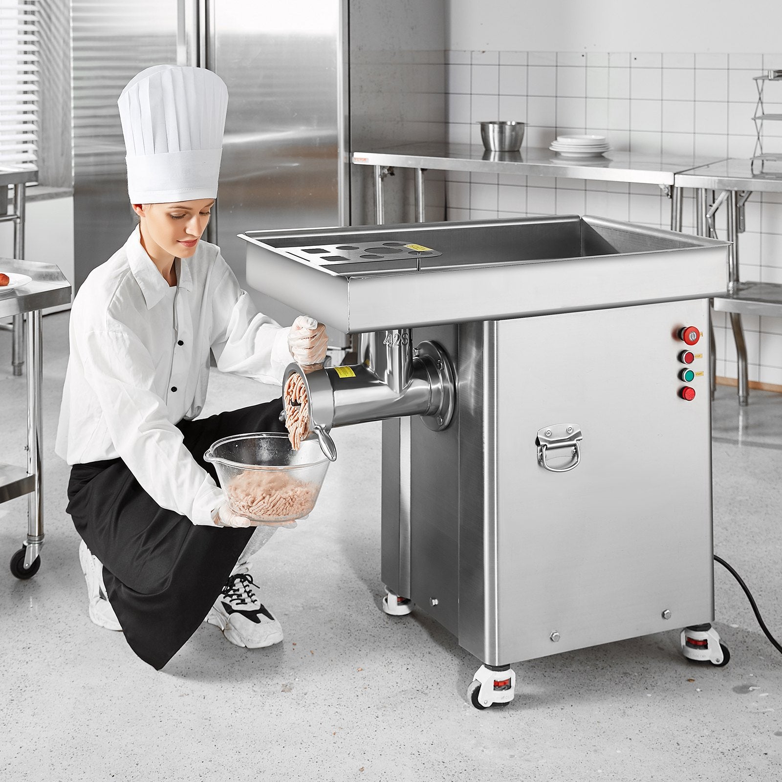 Elektrinė mėsos malimo mašina VEVOR DJ-42, 4000 W
