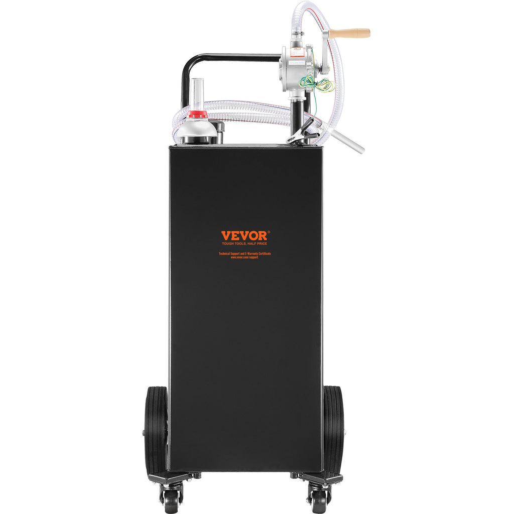 Kuro talpa su ratukais VEVOR 30 Gallon Fuel Caddy, 113 litrų