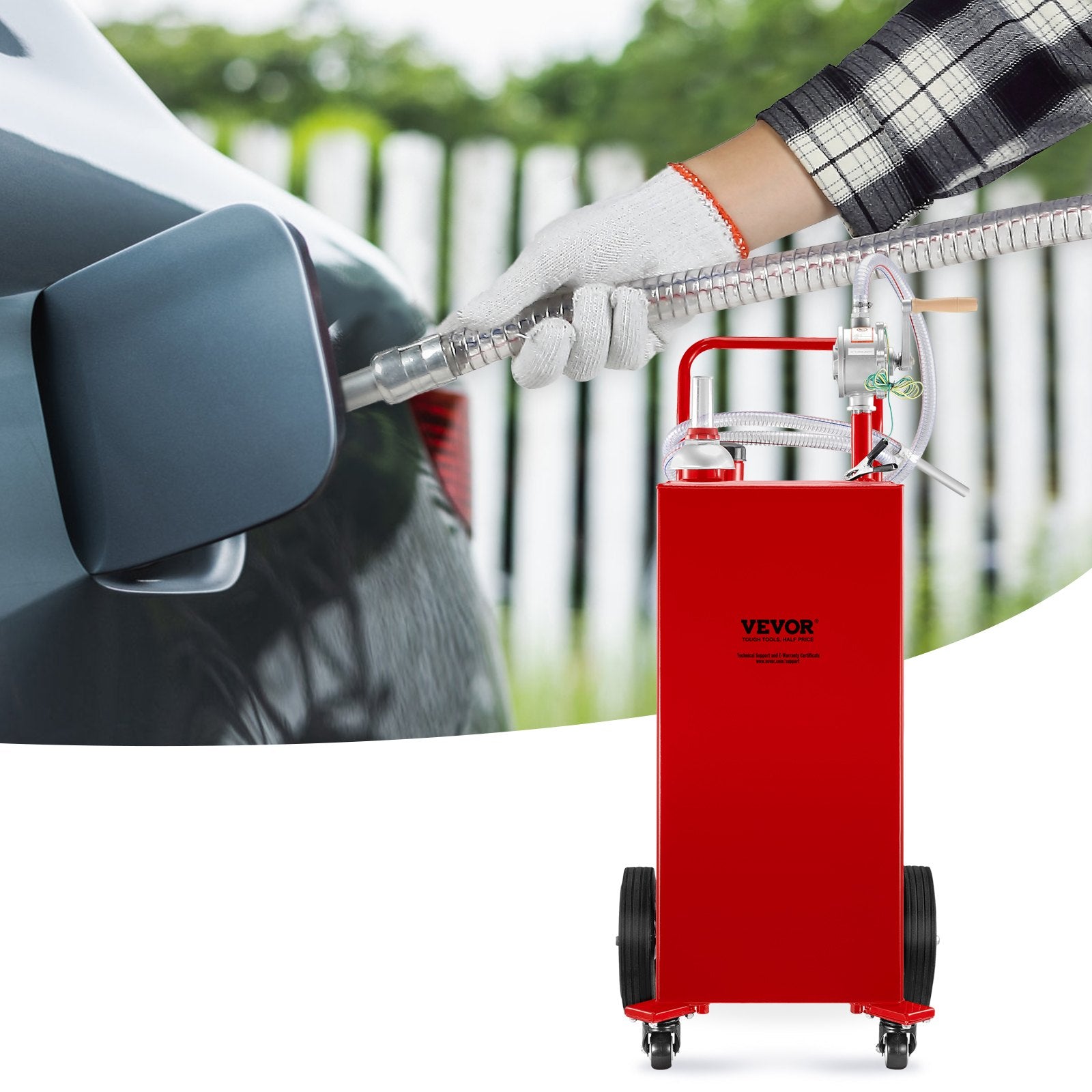 Mobili kuro talpa VEVOR 35 Gallon Fuel Caddy, 132 l