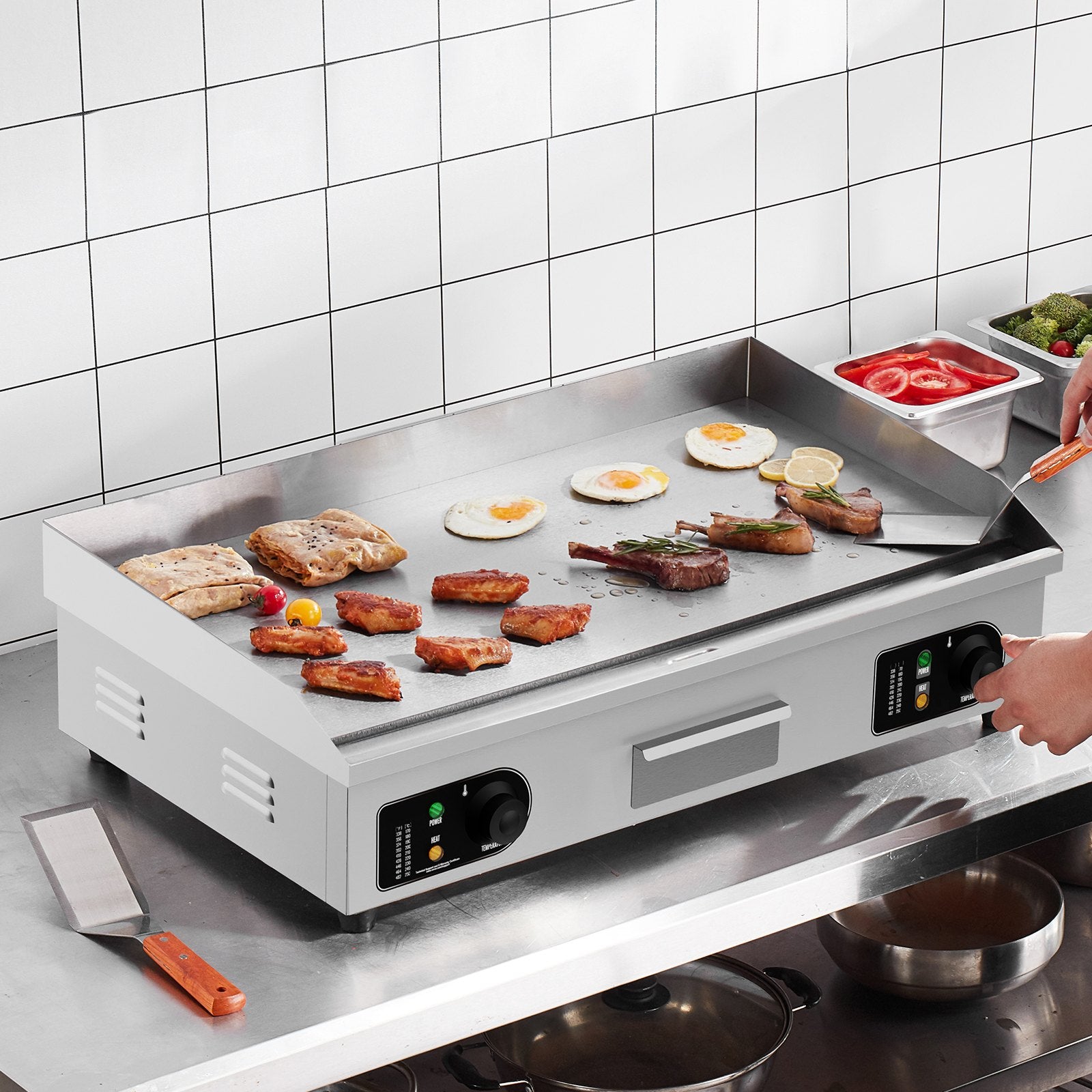 Elektrinė kepimo plokštuma VEVOR HT-820, 4400W