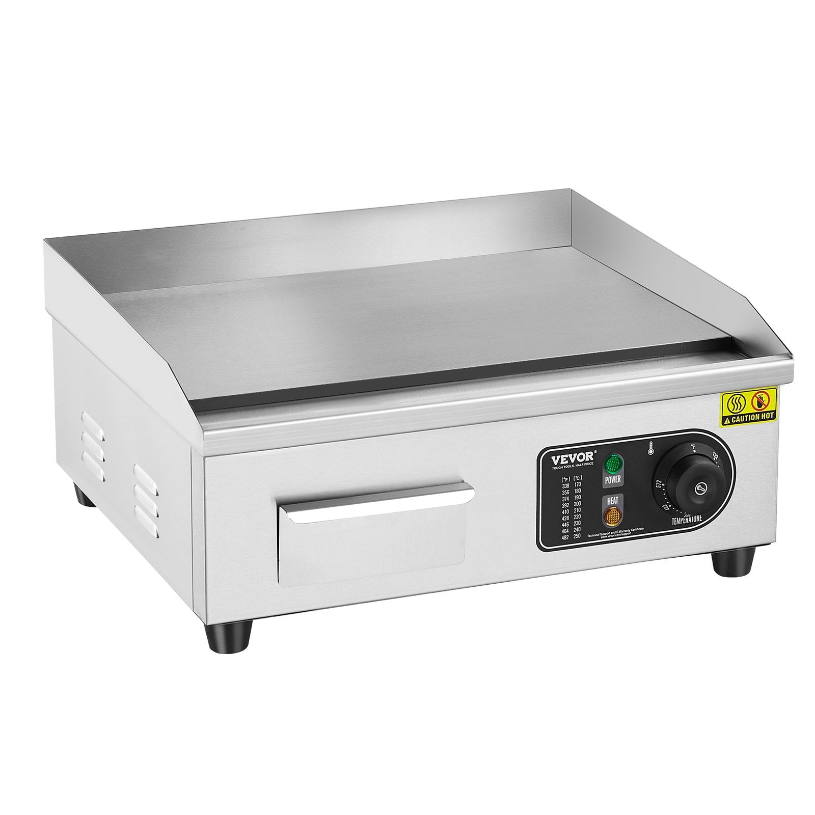 Elektrinis kepimo paviršius VEVOR HT-450, 2800W