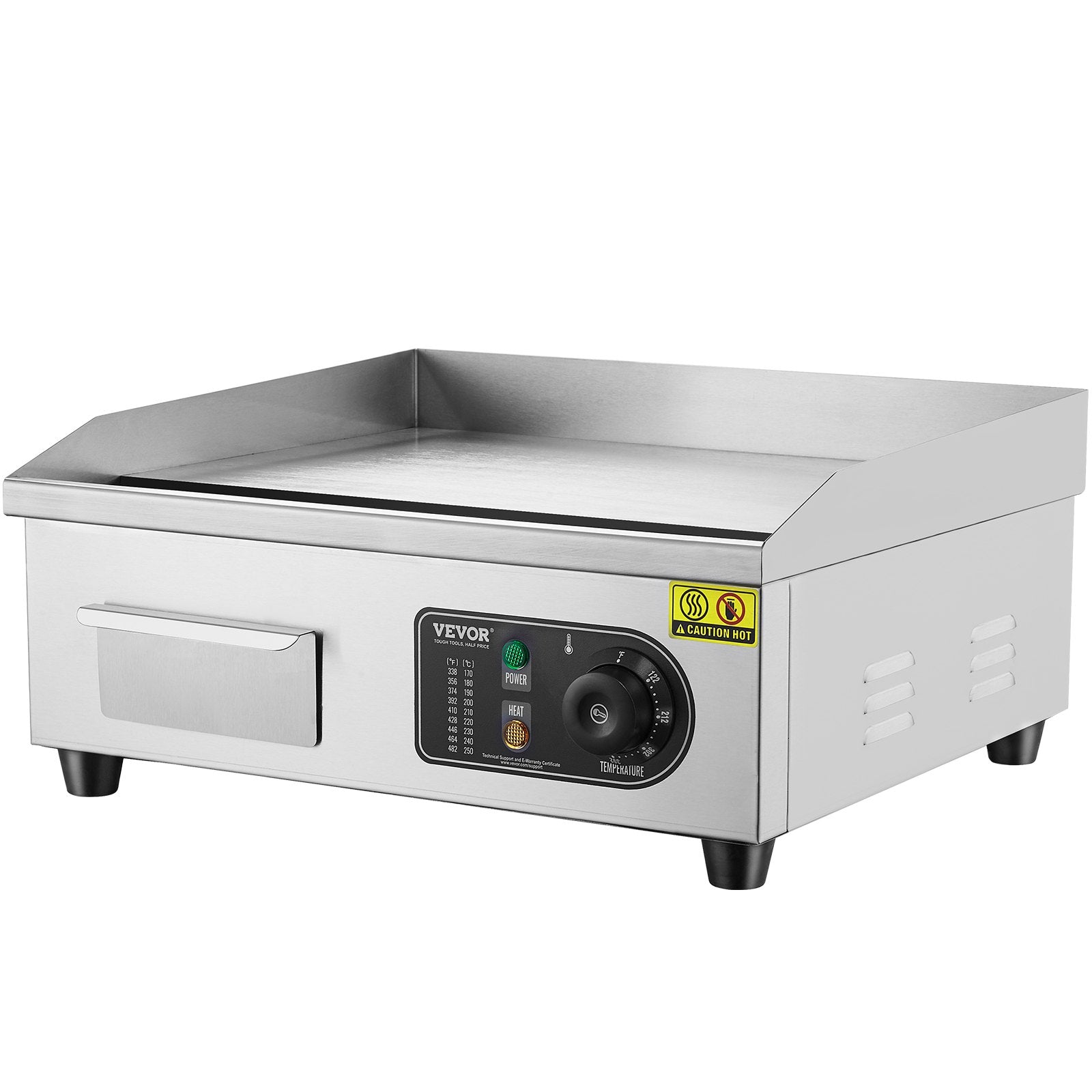 Elektrinis kepimo paviršius VEVOR HT-450, 2800W