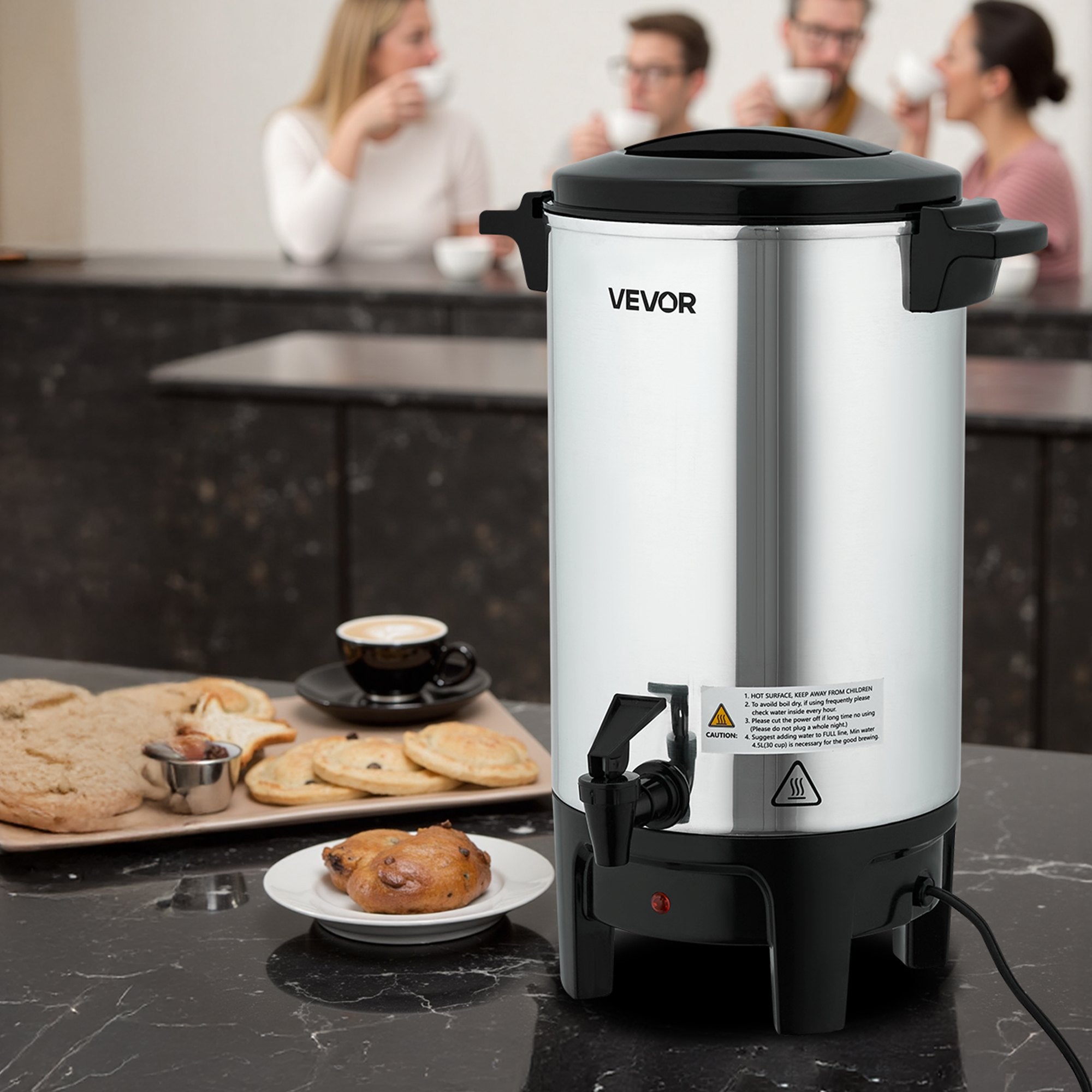 Elektrinis kavos virimo aparatas VEVOR 58016V, 6 l