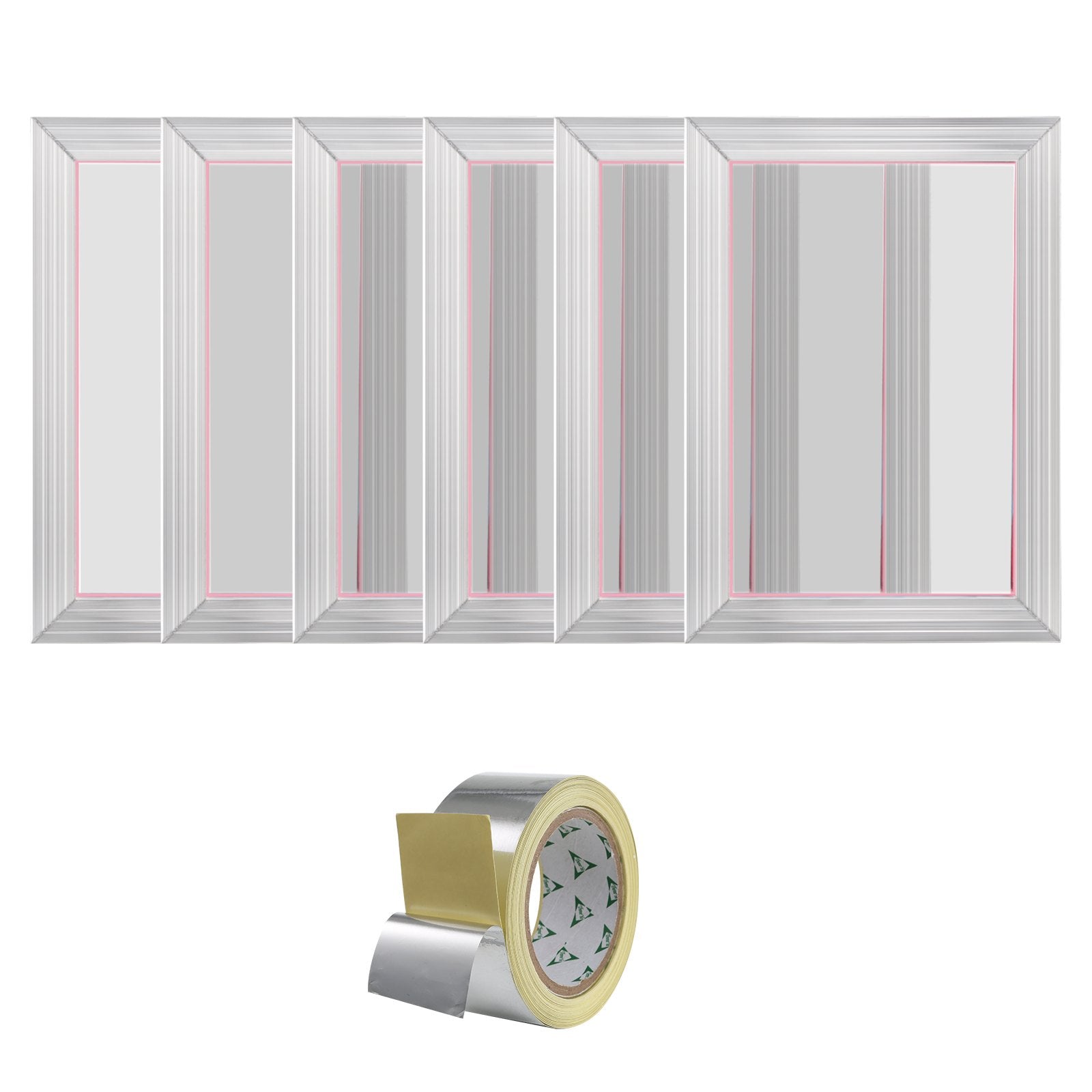 Šilkografijos rėmų rinkinis VEVOR 110 Mesh, 25,4 x 35,6 cm (6 vnt.)