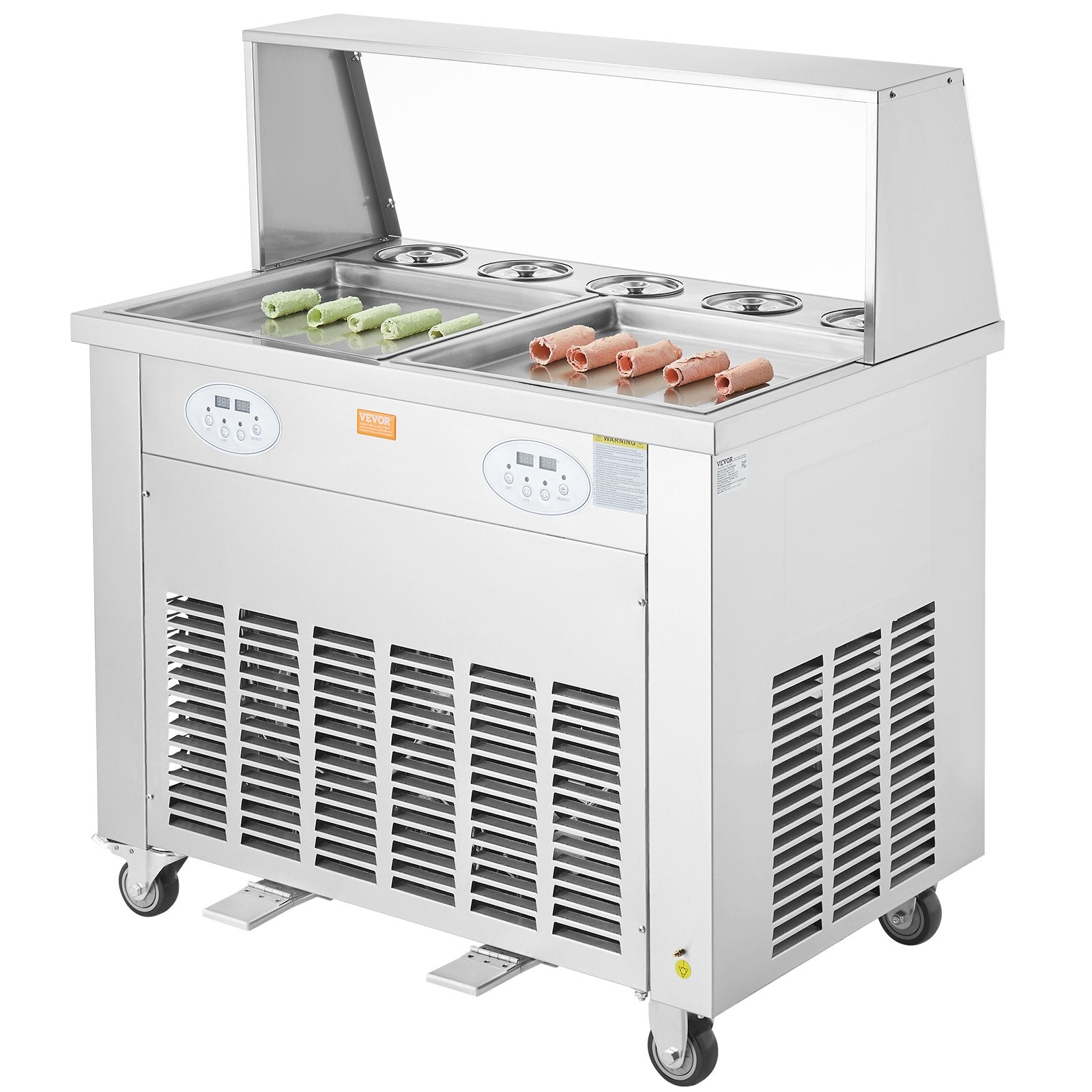 Ledų vyniotinių gaminimo aparatas VEVOR CBJF-2D5B, 1750W