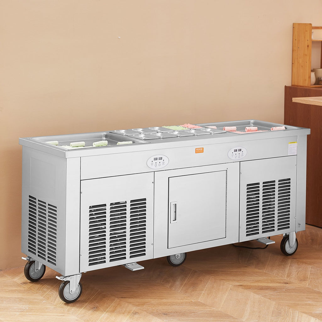 Ledų ritinėlių gaminimo aparatas VEVOR CBJF-2D10A, 2270 W