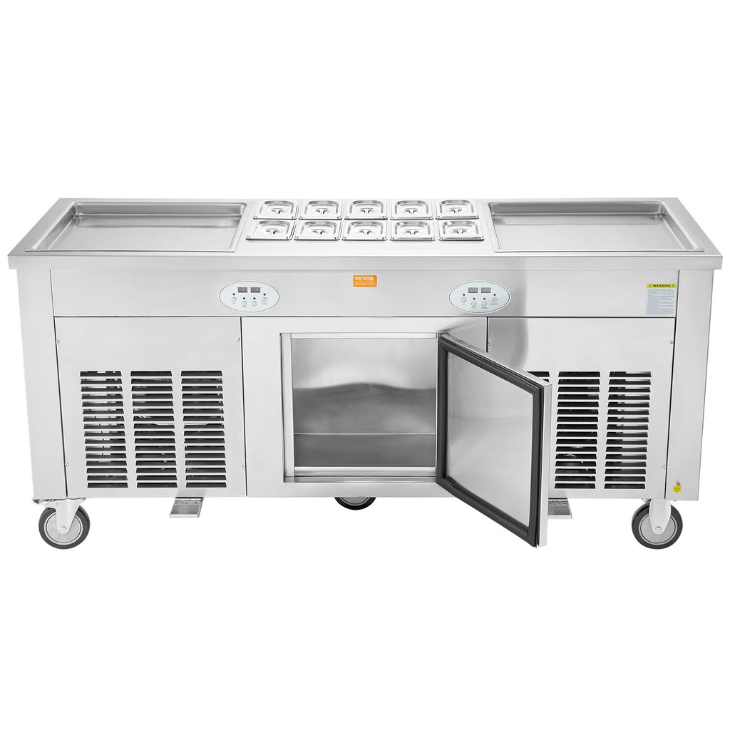 Ledų ritinėlių gaminimo aparatas VEVOR CBJF-2D10A, 2270 W