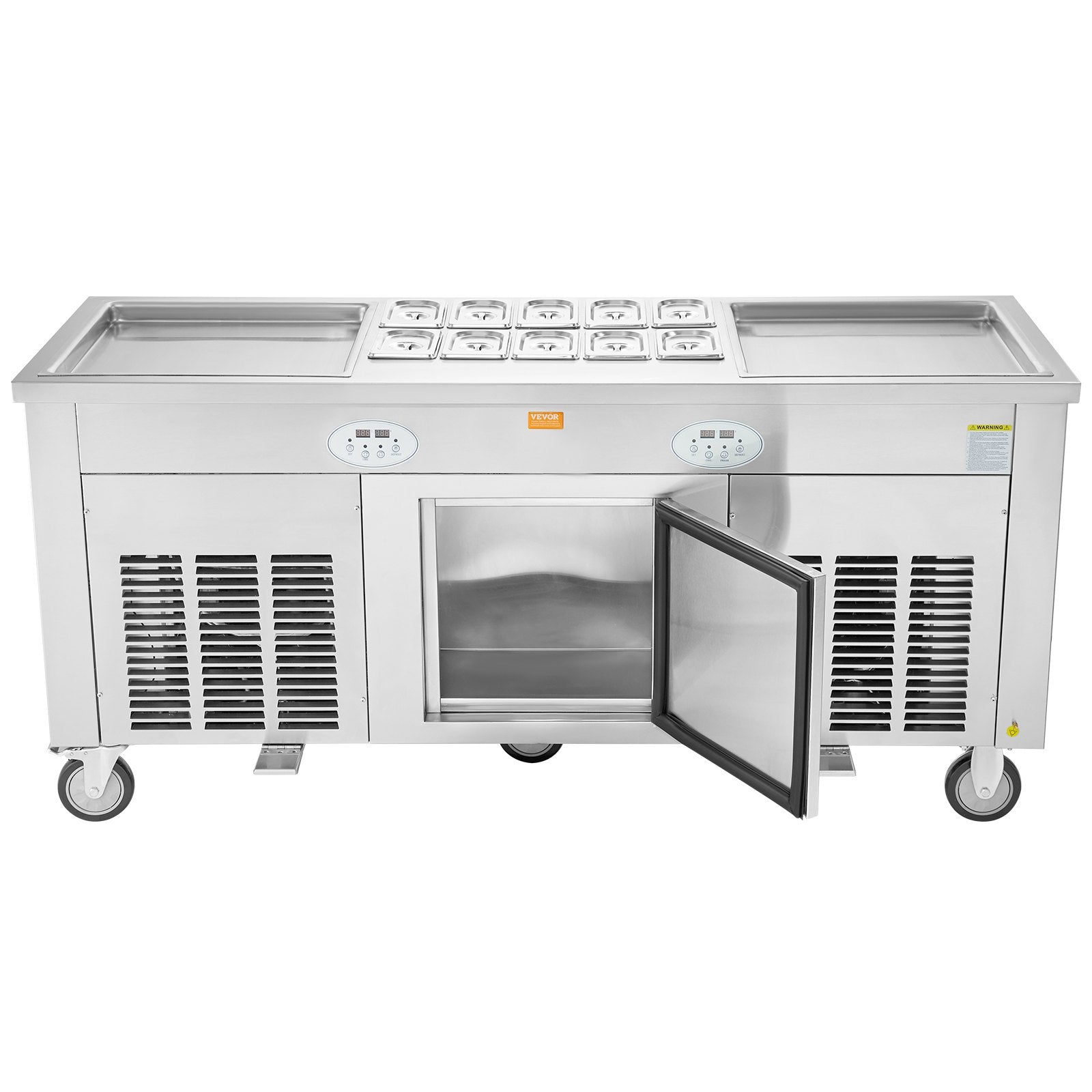 Ledų ritinėlių gaminimo aparatas VEVOR CBJF-2D10A, 2270 W